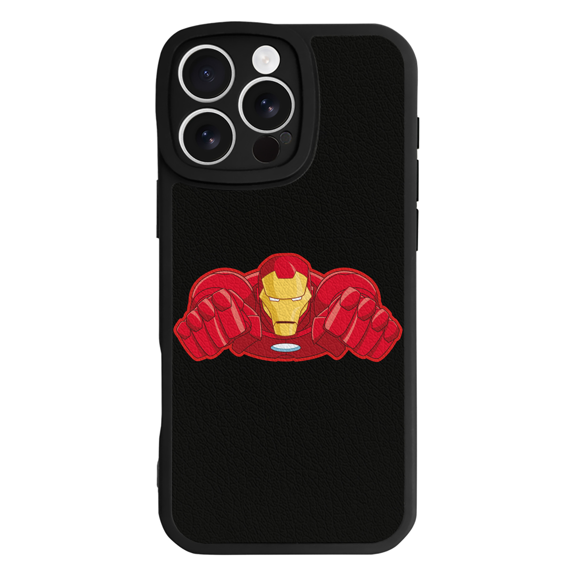 （画像用） アベンジャーズ The Avengers 【iPhone 16シリーズ対応】シリコンスマホケース（レザー調） 材質：シリコン